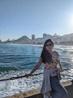 Photo of Karen Vieira at Leme Beach
